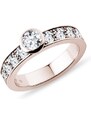 Luxus-Diamantring in Roségold KLENOTA K0783014
