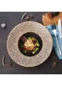 SOLA Lunasol - Pasta-/Gourmet Teller 27 cm Gaya RGB Sand schwarz matt Lunasol (451905)
