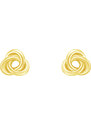 Eppi Goldene Ohrringe in Knotenform Tenzan