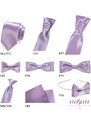 Avantgard Hellviolette französische Krawatte für Jungen + Einstecktuch