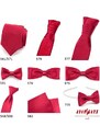 Avantgard Rote französische Krawatte für Jungen + Einstecktuch