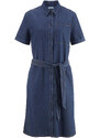 hessnatur & Co. KG Jeans-Kleid aus Bio-Baumwolle mit Leinen