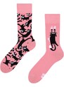 Dedoles Lustige Socken Rosa Katzen