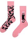 Dedoles Lustige Socken Rosa Katzen