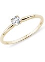 Luxuriöser Verlobungsring mit Diamant in Gelbgold KLENOTA K0300023
