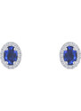 Eppi Goldene Ohrringe mit Saphiren und Diamanten Elina