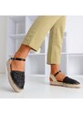 NioNio Schwarze Espadrilles für Damen mit durchbrochenem Triumf - Footwear - schwarz