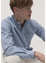 hessnatur & Co. KG Hemd Modern Fit aus Bio-Baumwolle mit Hanf und Yak