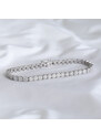 Eppi Elegantes silbernes Tennis Armband mit Diamanten Ramess