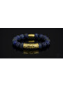 Lapis Lazuli Goldarmband für Männer Trimakasi