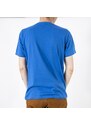 marka niezdefiniowana Blaues Baumwoll-T-Shirt für Herren mit buntem Print - Kleidung - blue