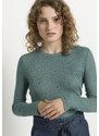 hessnatur & Co. KG Ajour-Shirt aus Bio-Baumwolle mit Leinen
