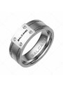 BALCANO - Filo / Edelstahl Ring mit Stahldrahteinlage