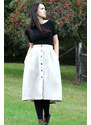 Glara Skirt Czech design 100% linen
