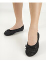 Renda Wewo schwarze Damen geflochtene Ballerinas - Schuhe - schwarz