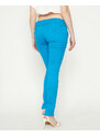 TrangJEANS Blaue Damenhose aus Stoff mit niedriger Taille - Kleidung - mint || blue