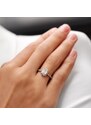 Verlobungsring mit Smaragddiamant in Weißgold KLENOTA K0859012