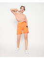 marka niezdefiniowana Neonorange Damen-Shorts oberhalb des Knies - Kleidung - neon || orange