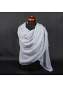 Pranita 100% Kaschmir-Schal groß grau