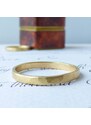 Personalisiertekette.De Arturo Hammered Wedding Ring für Männer im Fairtrade Gold