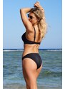 LAUMA lingerie Zweiteiliger Damen-Badeanzug Seaside I schwarz