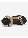 C'M PARIS Damensandale mit goldenem Zirkonia Qroc- Footwear - gold