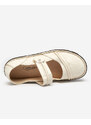 Ctogo GOGO Weißer Damenschuh mit Klettverschluss Elgasi- Footwear - weiß
