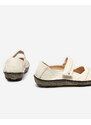 Ctogo GOGO Weißer Damenschuh mit Klettverschluss Elgasi- Footwear - weiß