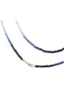 Saphir Halskette in Gelbgold KLENOTA K8014603