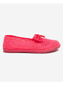 Bella Paris Mädchen-Sneaker mit Schleife Neonpink Osmo - Footwear - pink || neon