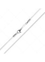 BALCANO - Cordino / Weißes Leder Halskette mit hochglanzpoliertem Edelstahl Hummerkrallenverschluss - 2 mm