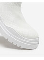 Sweet shoes Weiße Damenstiefel mit flachem Absatz Seritis - Footwear - weiß