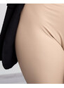 MIEGO Damen-Leggings aus Öko-Leder in Beige - Kleidung - beige