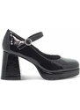 Schuhe mit Absatz Steve Madden MINGLE BLACK PATENT aus Malen Schwarz