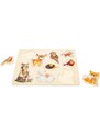 small foot 9tlg. Puzzle "Waldtiere" - ab 12 Monaten | onesize