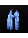 Pranita Schal aus Viskose und Seide mit Ornamenten hellblau mit Blau
