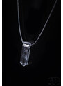 Kristall Quarz Silber Halskette Trimakasi