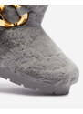 Seastar Graue Damen-Schneestiefel mit Fell Sattopa- Footwear - Hellgrau || pigeon gray