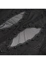 DEVIL FASHION - Damen Nachthemd - Cutout chest trumpet sleeve banner skinny dress mesh sexy lingerie - ESX006