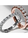 Ring aus Rotgold mit Diamanten KLENOTA K0641014