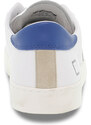 Sneaker D.A.T.E. HILL LOW CALF WHITE-BLUETTE aus Leder Weiß