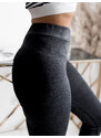 fashion Damen-Leggings in Dunkelgrau- Kleidung - Schiefer || pigeon gray