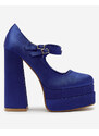 Sweet shoes Kobalt Damen hohe Stiletto-Pumps Elika - Schuhe - blau || kobaltisch