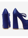 Sweet shoes Kobalt Damen hohe Stiletto-Pumps Elika - Schuhe - blau || kobaltisch