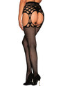 Damenstrümpfe Obsessive schwarz (S816 Garter stockings) XL