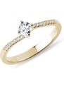 Ring mit Diamant in Gelbgold KLENOTA K0322013