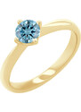 Eppi Verlobungsring mit einem zertifizierten fancy blauen Lab Grown Diamanten Mahiya