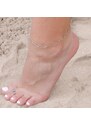 BALCANO - Marquise / Edelstahl Marquise Gliederkette-Fußkette mit Hochglanzpolierung - 5 mm