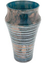 Kare Vase "Nizza" in Grau - (H)27 x Ø 15,5 cm | onesize