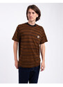 Carhartt WIP S/S Seidler Pocket T-Shirt Seidler Stripe, Deep H. Brown / Black